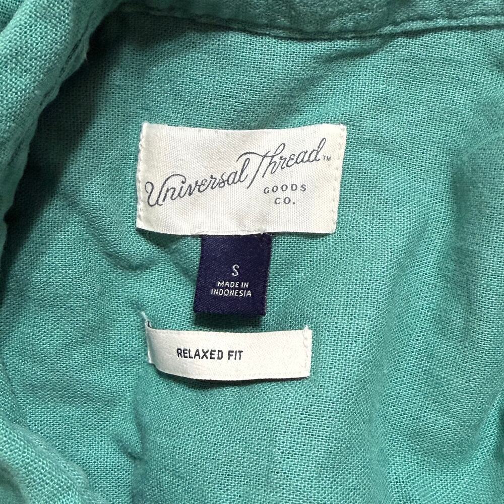 Universal Thread Teal Button-Down Shirt | Sz S - image 5